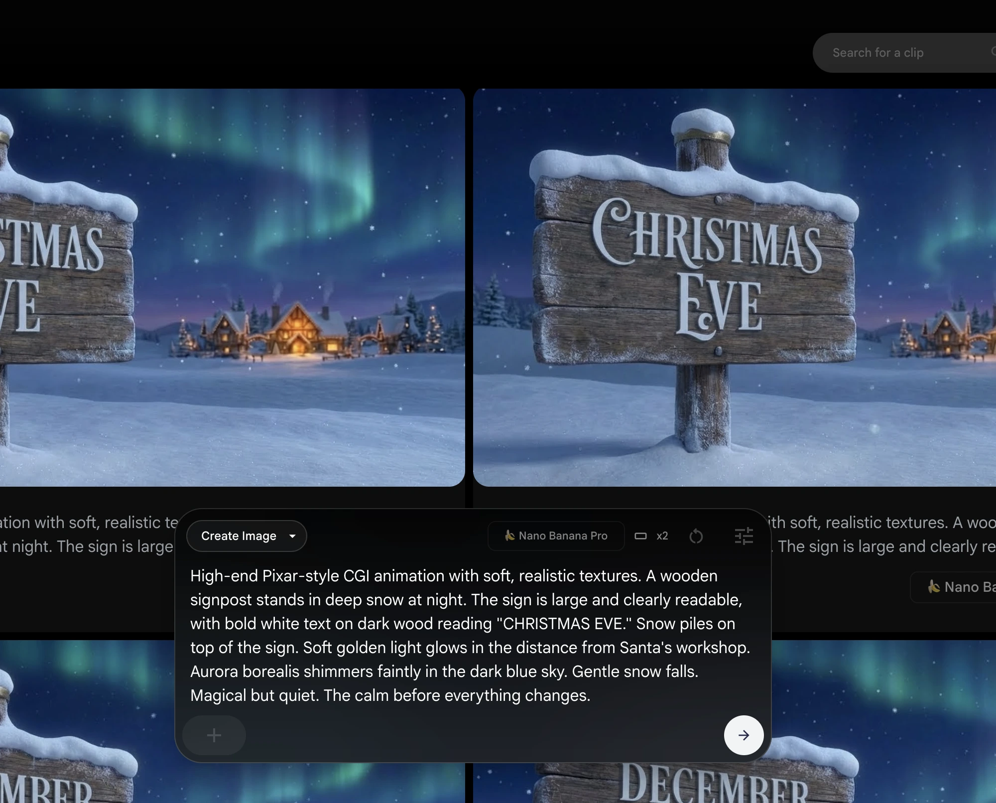 Using Google Flow's image generator to visualise a scene before creating the video